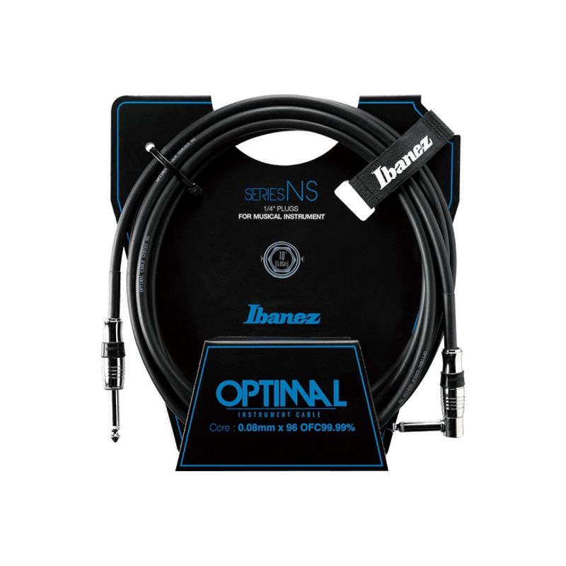  Кабель инструментальный Ibanez NS10L Instrument Cabel 3М Angled